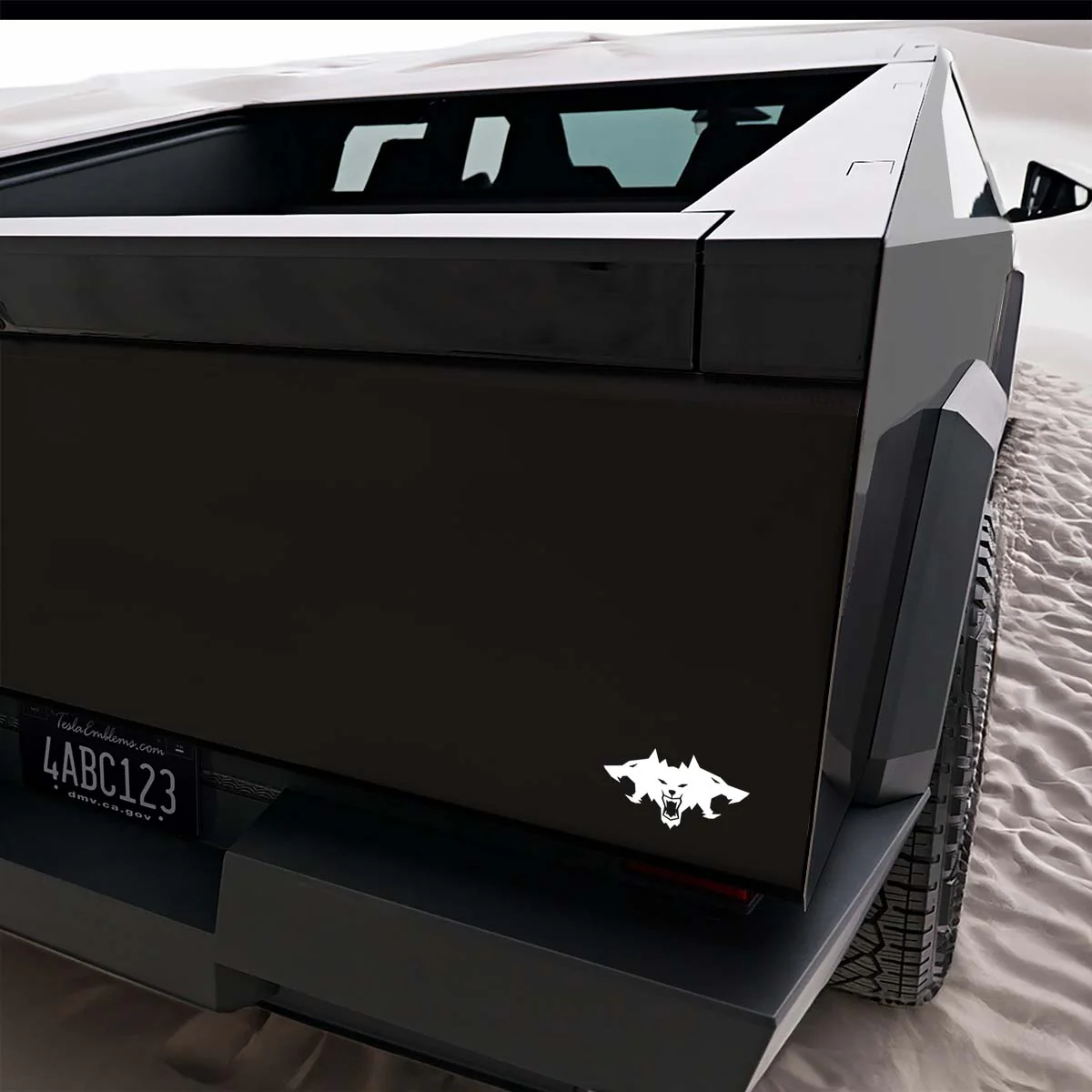 3-Headed Cerberus - Cyberbeast Tesla Logo Decals - Image 4