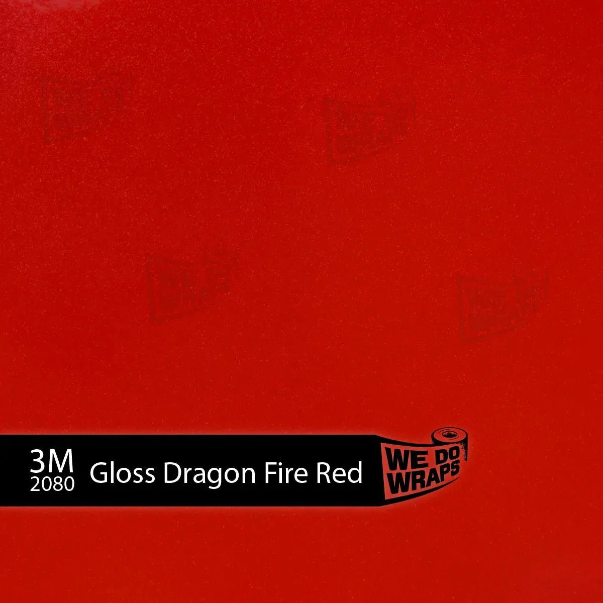 3M Gloss Dragon Fire Red Tesla Emblem Decals (Front + Back) | Model 3 - Image 2