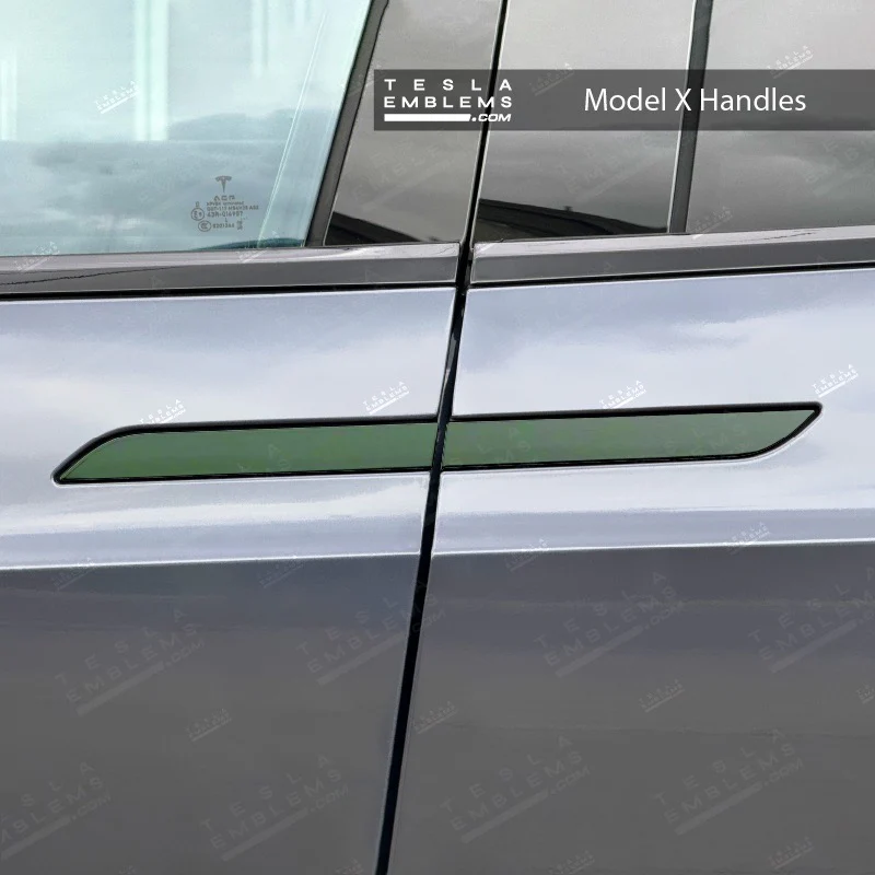 3M Matte Military Green Tesla Door Handle Decals (4pcs) - Image 3