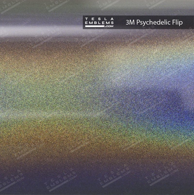 3M Satin Psychedelic Flip | Tesla Center Console Wrap Kit | Model Y 2026 - Image 2