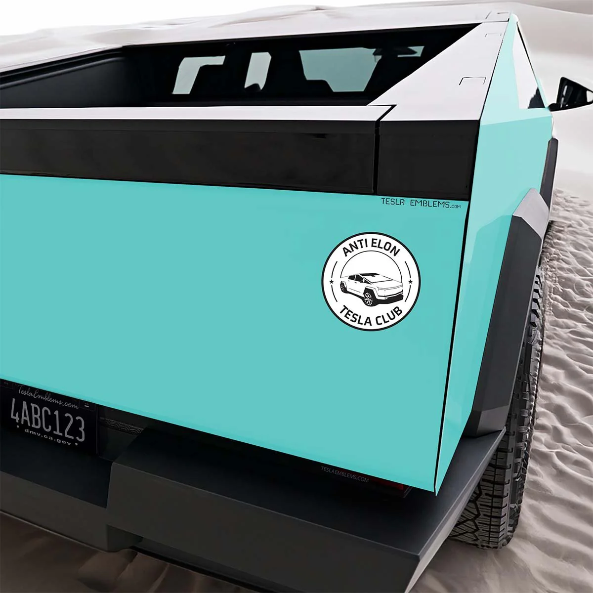 Anti Elon Tesla Club Badge | Vinyl Decal / Sticker - Image 2