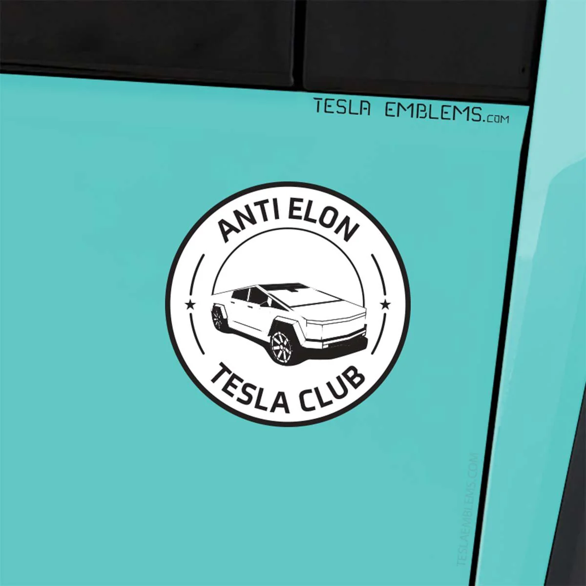 Anti Elon Tesla Club Badge | Vinyl Decal / Sticker - Image 22