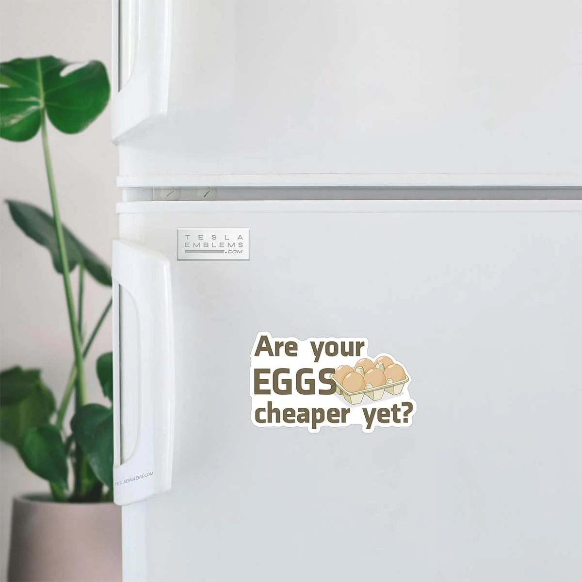 Are Your Eggs Cheaper Yet Decal Sticker - Image 4