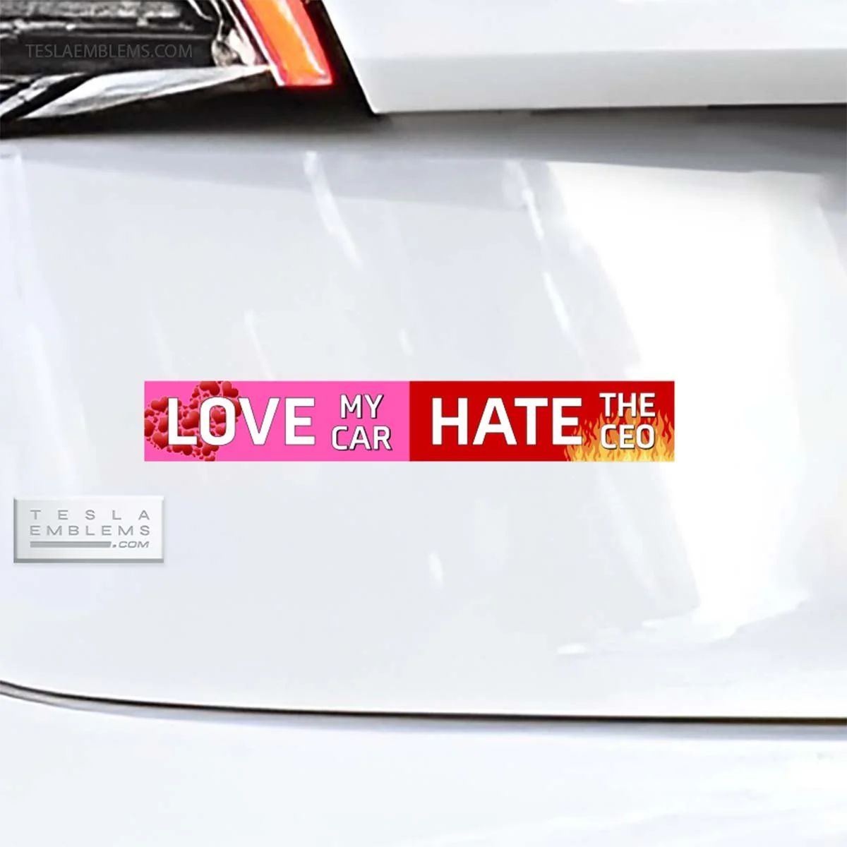 Love My Car Hate The CEO Vinyl Decal Sticker - Image 5