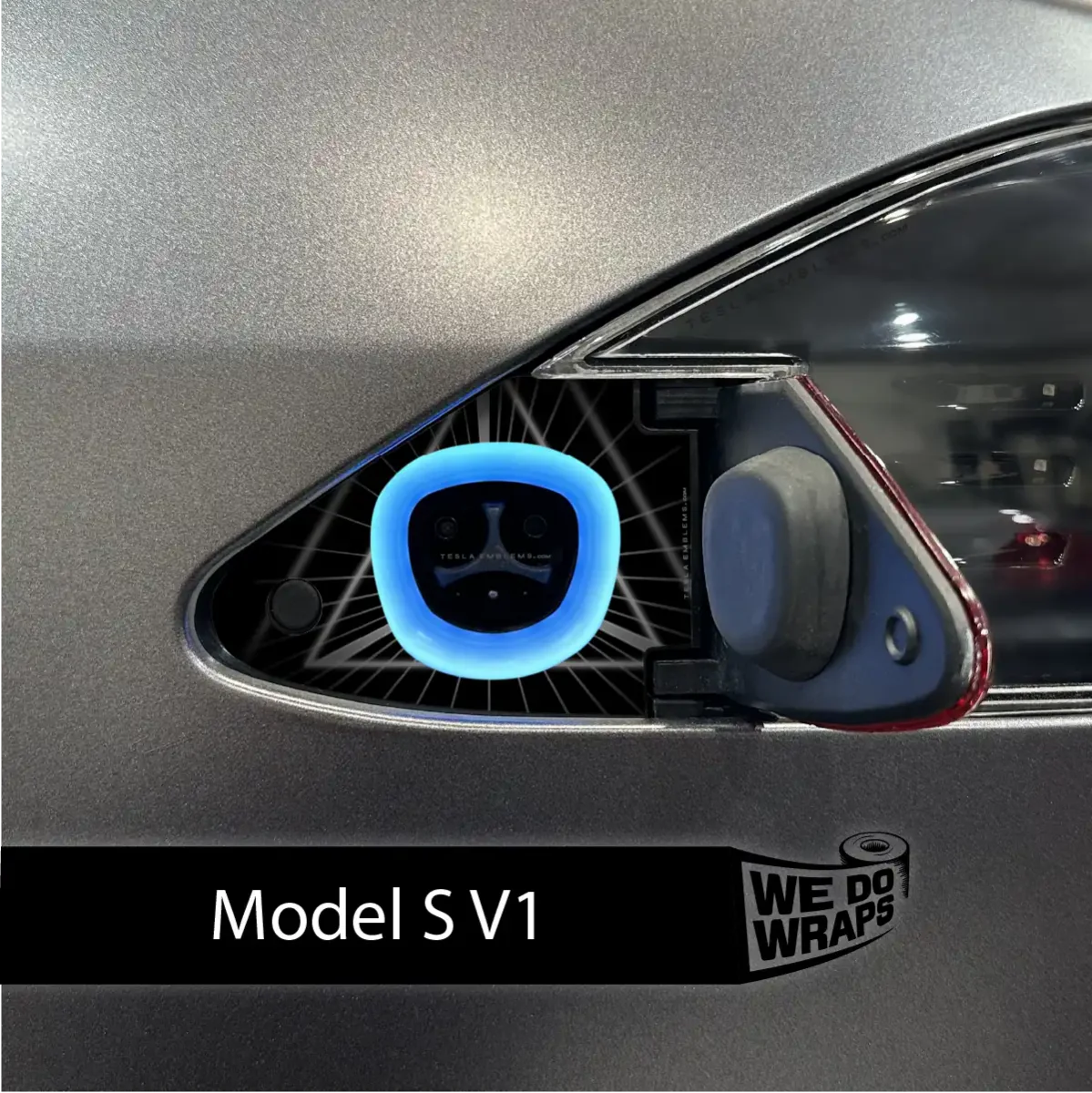 Beast Mode Tesla Charge Port Wrap | Model S - Image 2