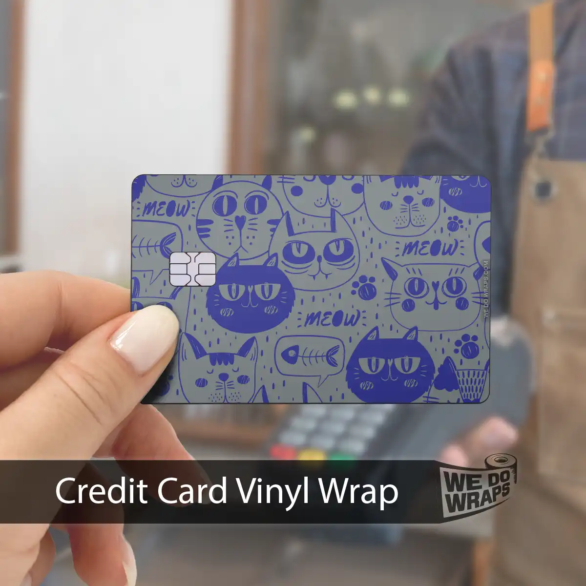 Blue Cats | NFC Key Card Wrap - Image 4