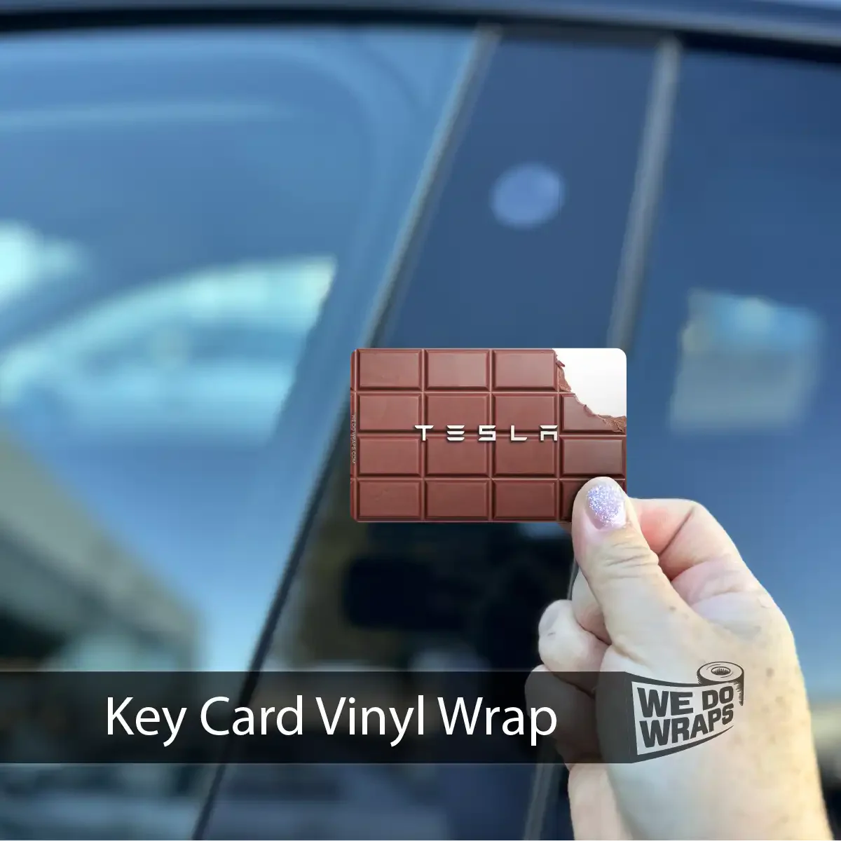 Chocolate Bar | NFC Key Card Wrap - Image 2