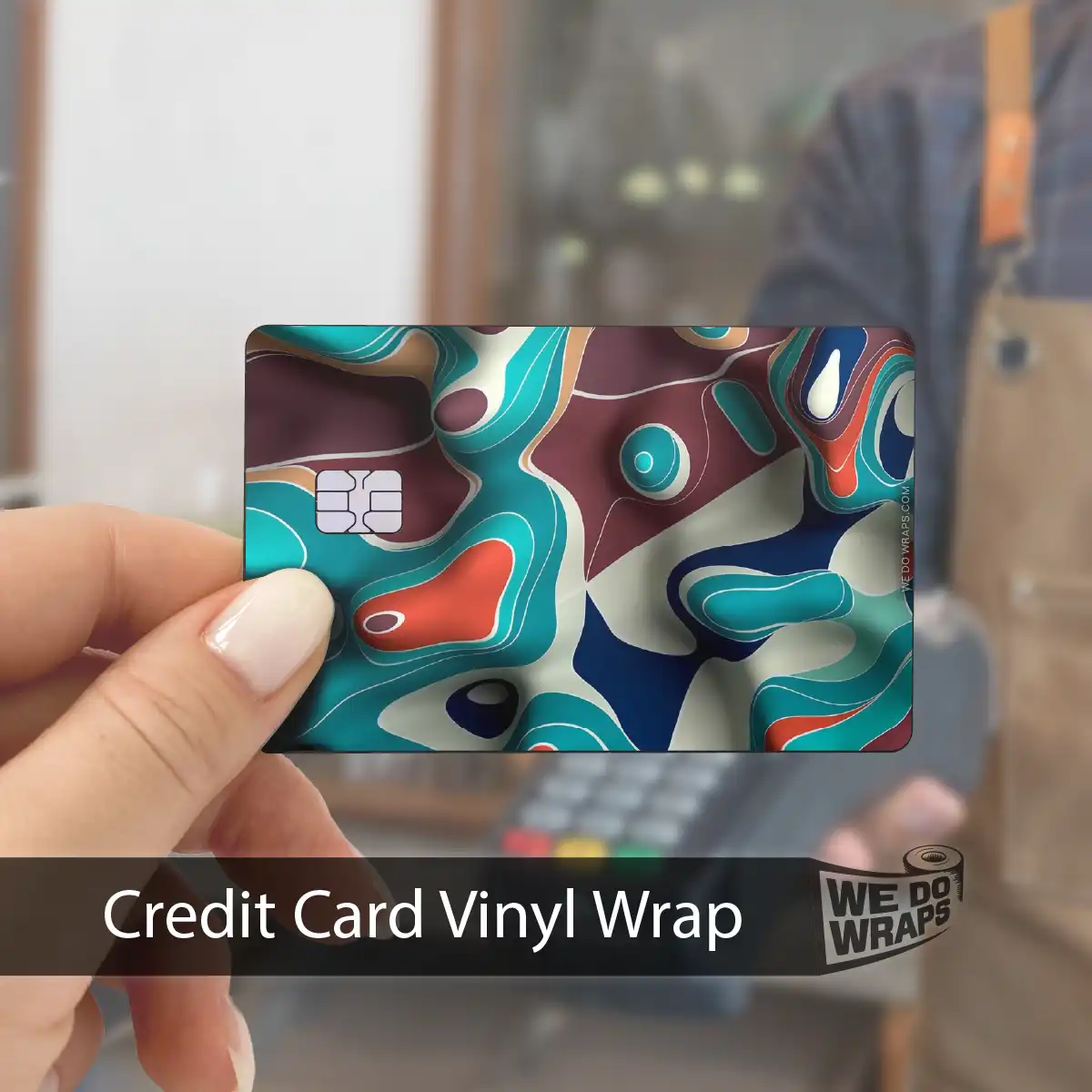 Colorful Topography | NFC Key Card Wrap - Image 4