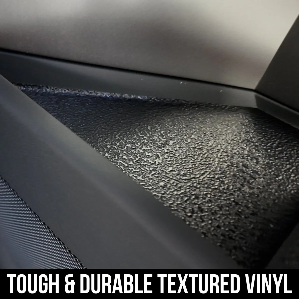 Cybertruck Cargo Front Inner Door Pocket Protection DIY Vinyl Fascia Overlay Kit - Bed Liner Spray Look | TOProtect - Image 7