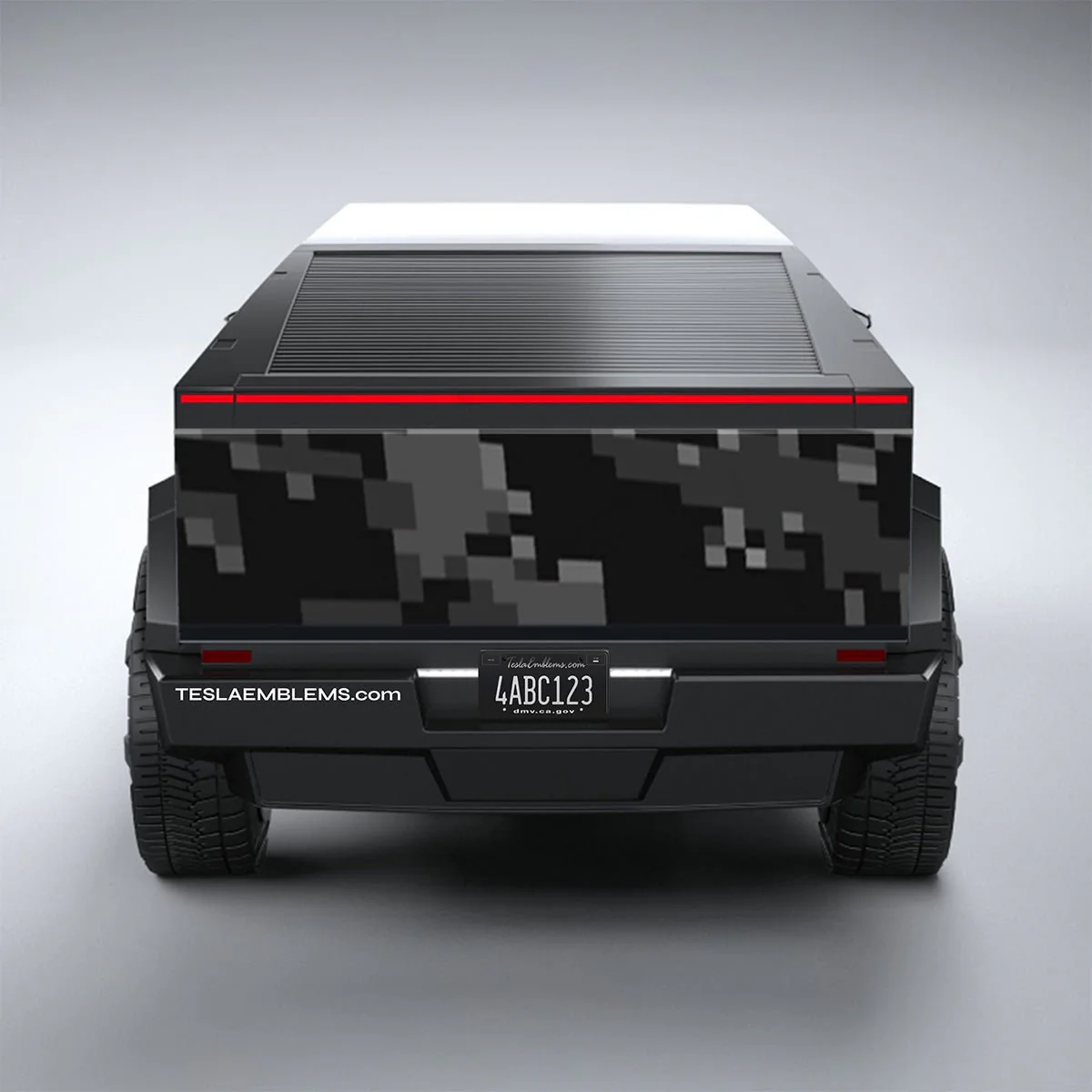 Digital Destruction Camo - Tesla Cybertruck DIY Precut Kit - Image 3