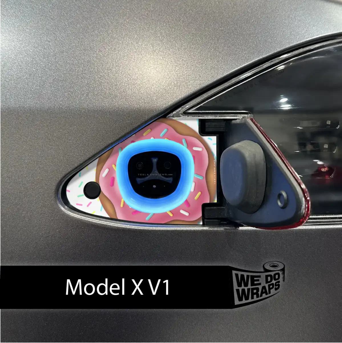 Donut Tesla Charge Port Wrap | Model X - Image 2