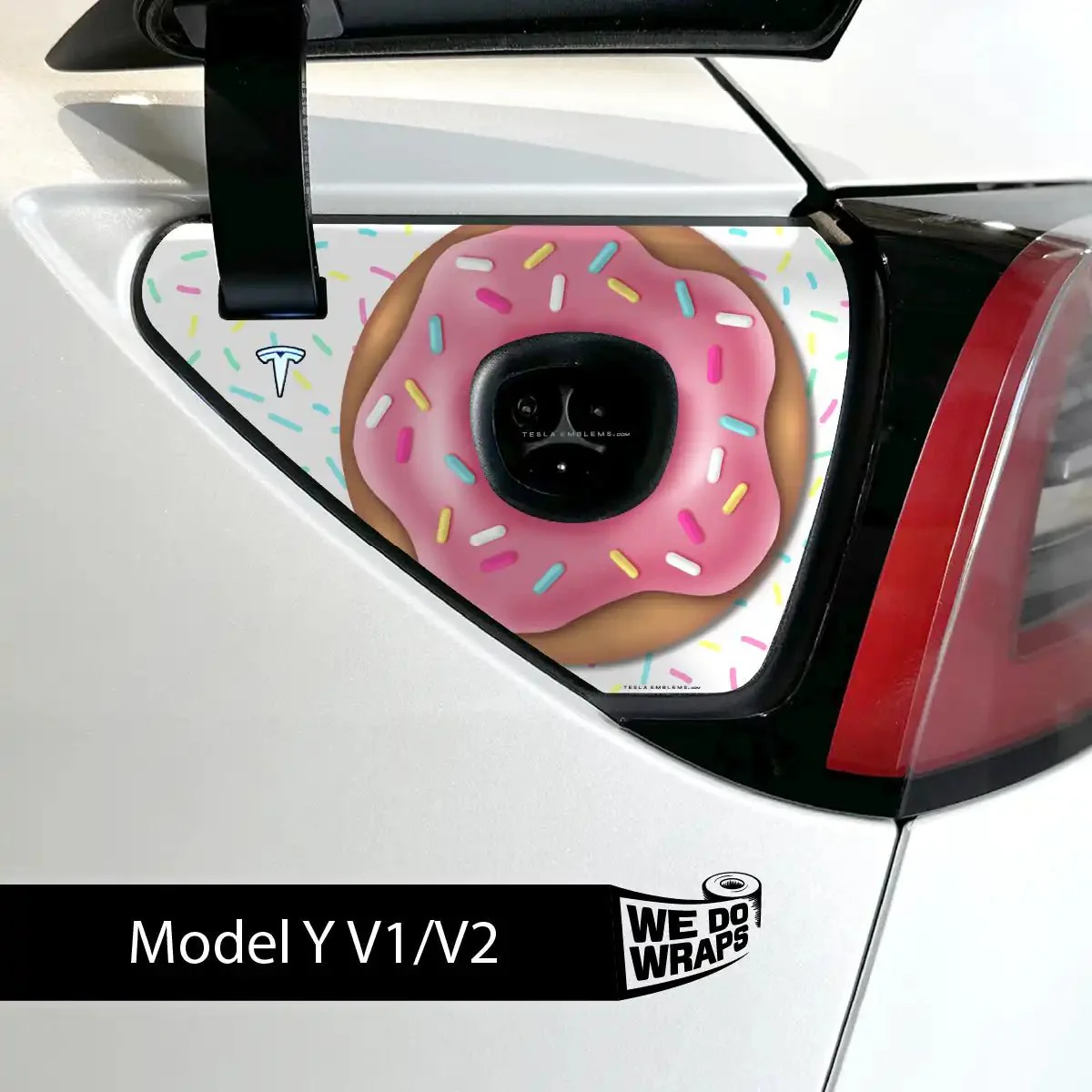Donut Tesla Charge Port Wrap | Model Y - Image 2