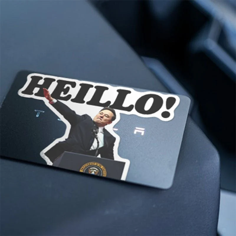 Elon Salutes Heillo Vinyl Decal Sticker - Image 5