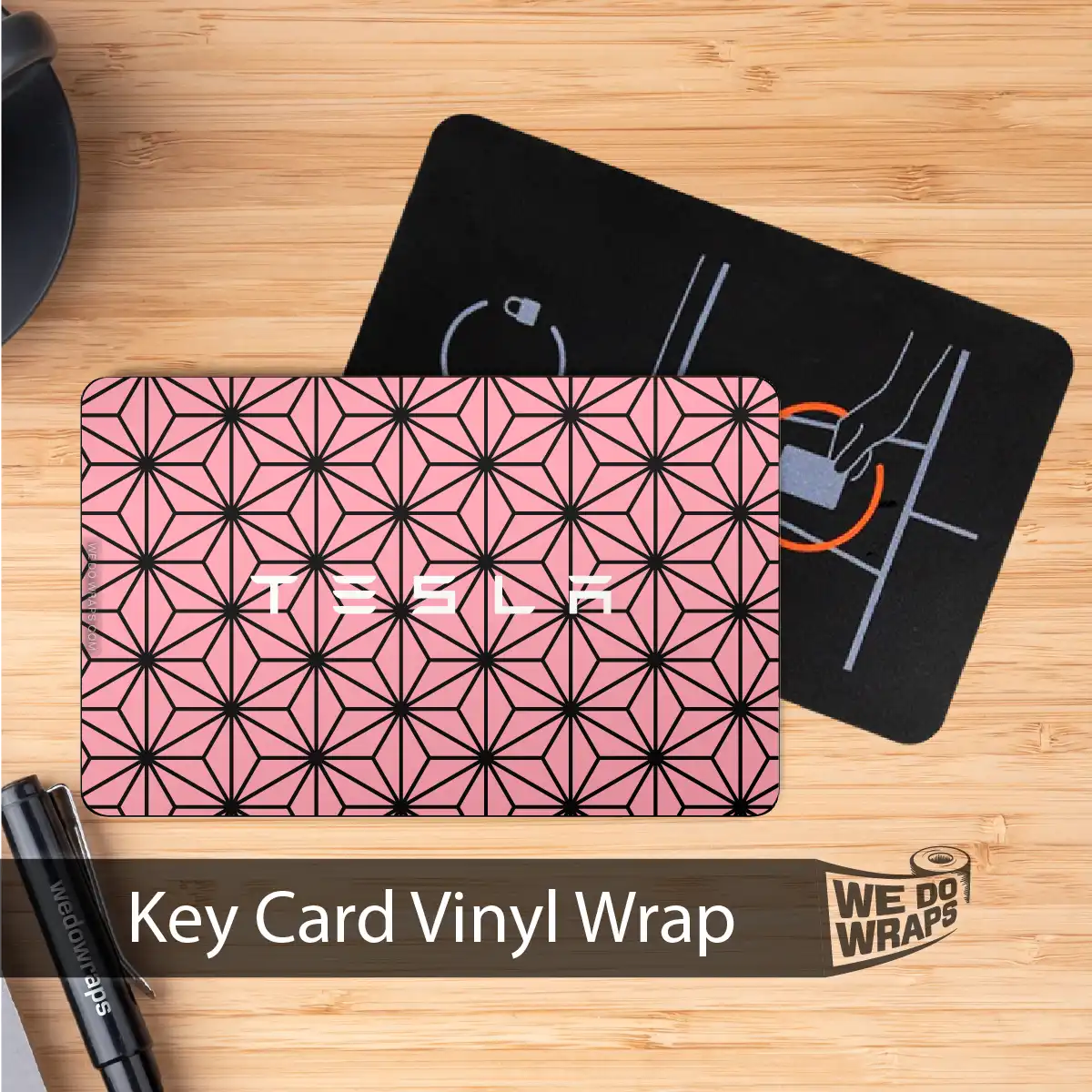 Geometric Hex | NFC Key Card Wrap - Image 2