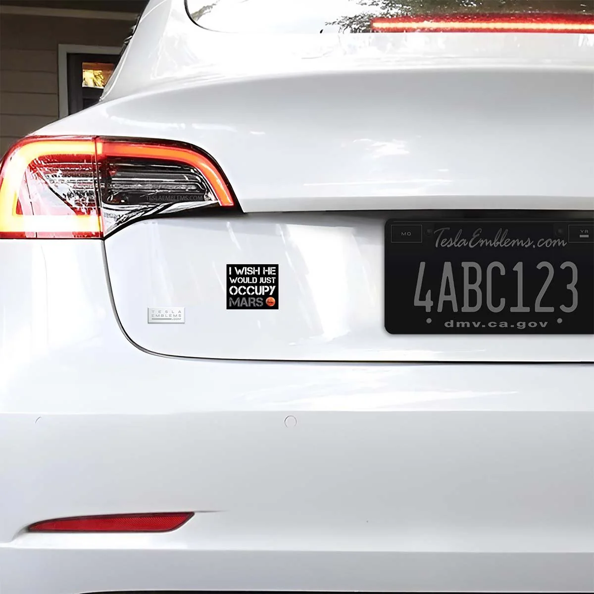 I Wish He Would Just Occupy Mars Vinyl Decal Sticker - Image 3
