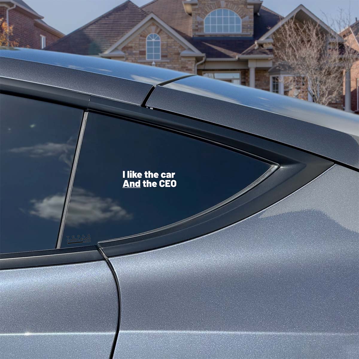 I Like The Car And The CEO | Cut Vinyl Letters Decal - Image 4