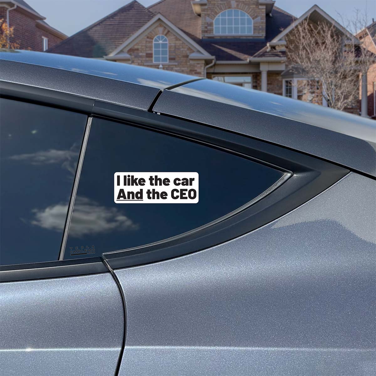 I Like The Car And The CEO Vinyl Decal Sticker - Image 4