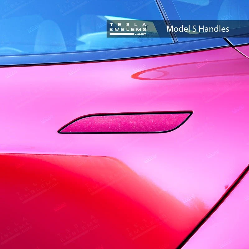 KPMF Momentum Pink Tesla Door Handle Decals (4pcs) - Image 3
