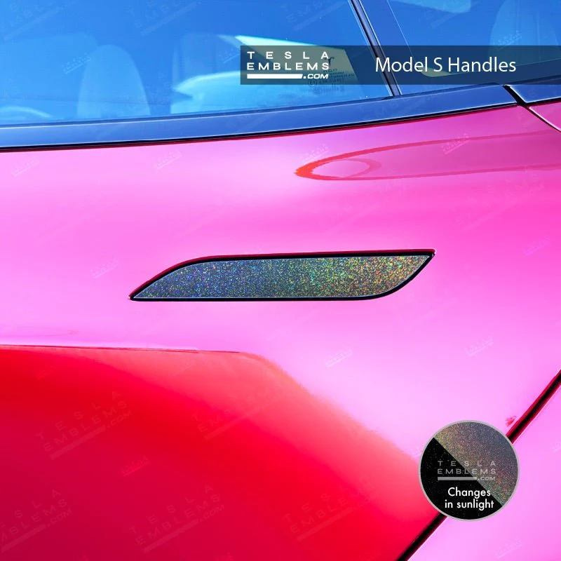 KPMF Morpheus Black Tesla Door Handle Decals (4pcs) - Image 3