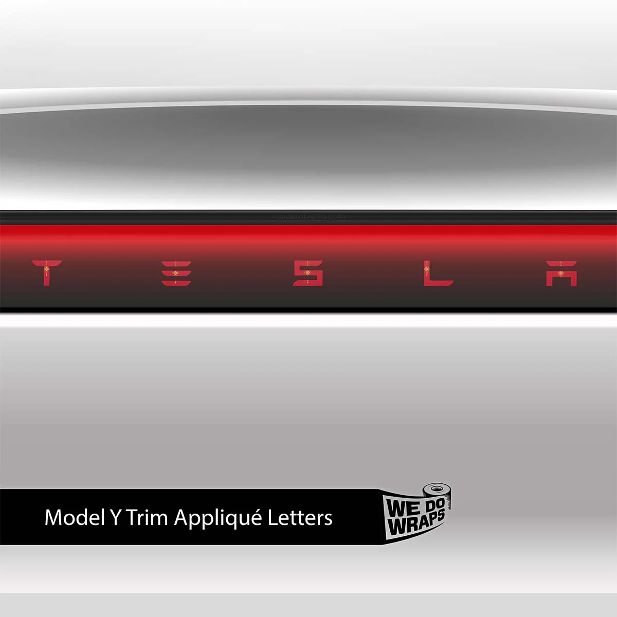 Lucky Knot Tesla Emblem Decals (Front + Back) | Model Y - Image 7