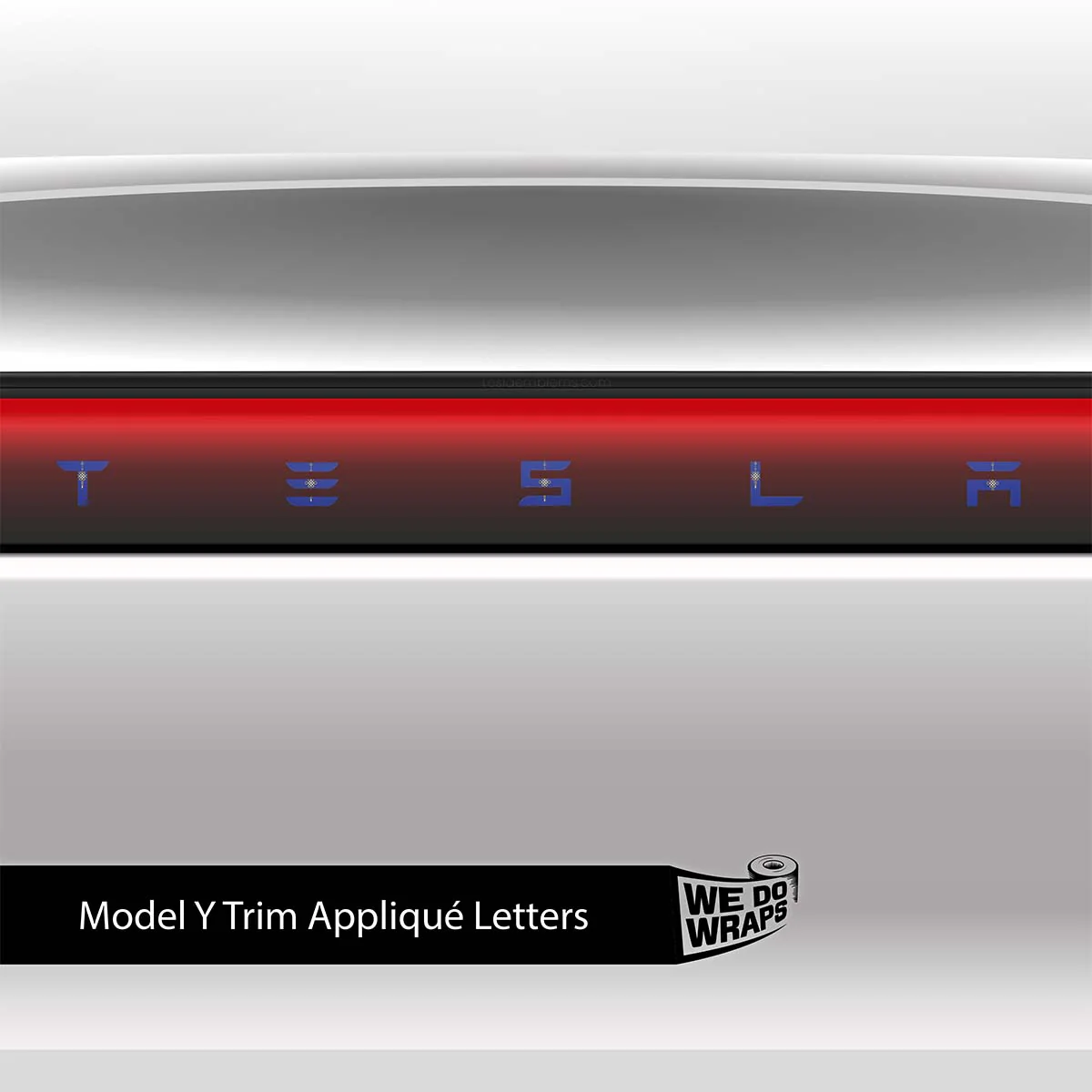 Lucky Knot Tesla Emblem Decals (Front + Back) | Model Y - Image 8