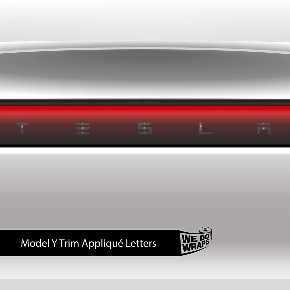 Lucky Knot Tesla Emblem Decals (Front + Back) | Model Y - Image 9