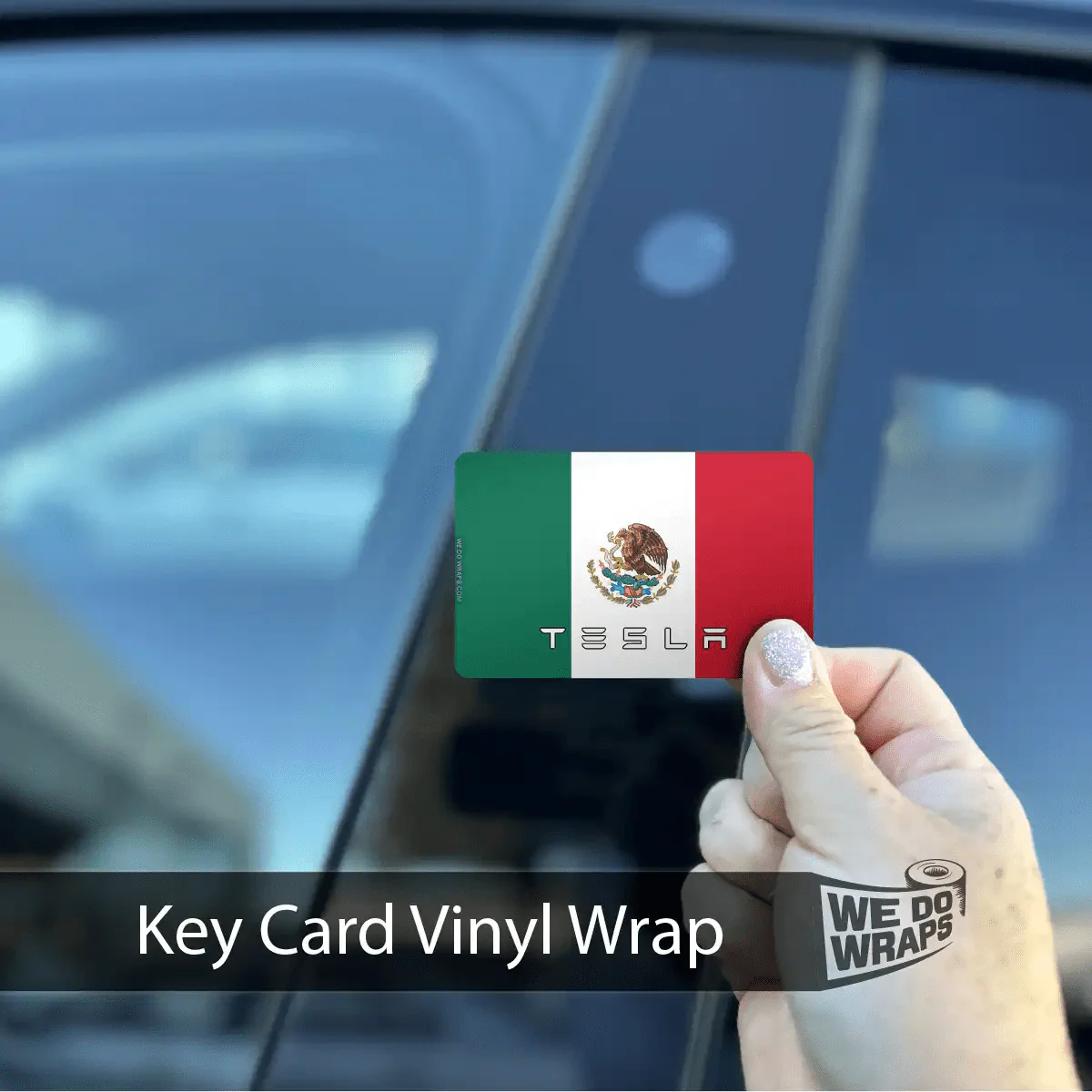 Mexican Flag | NFC Key Card Wrap - Image 2