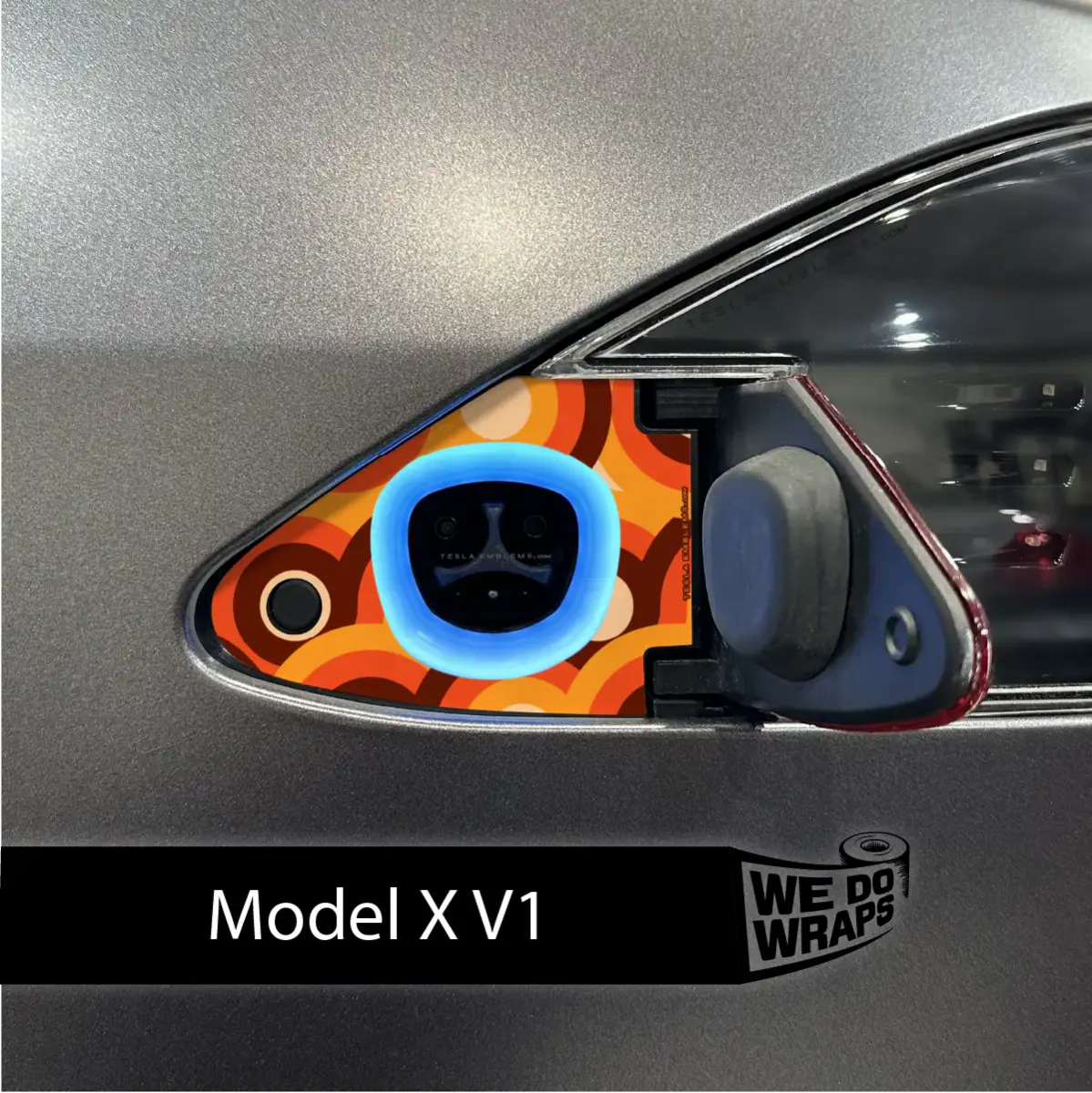 Mod About You Tesla Charge Port Wrap | Model X - Image 2