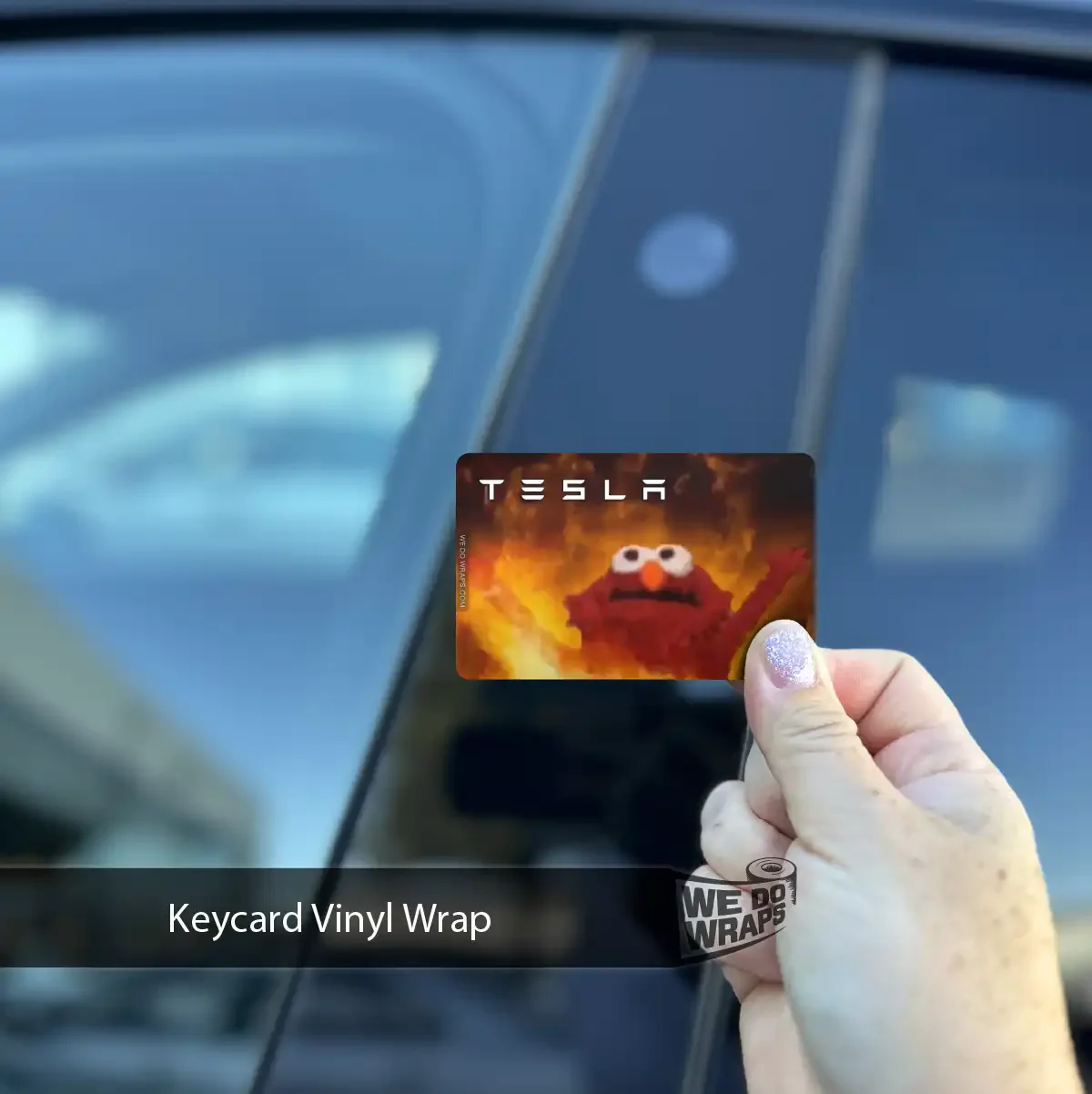 On Fire Meme | NFC Key Card Wrap - Image 2