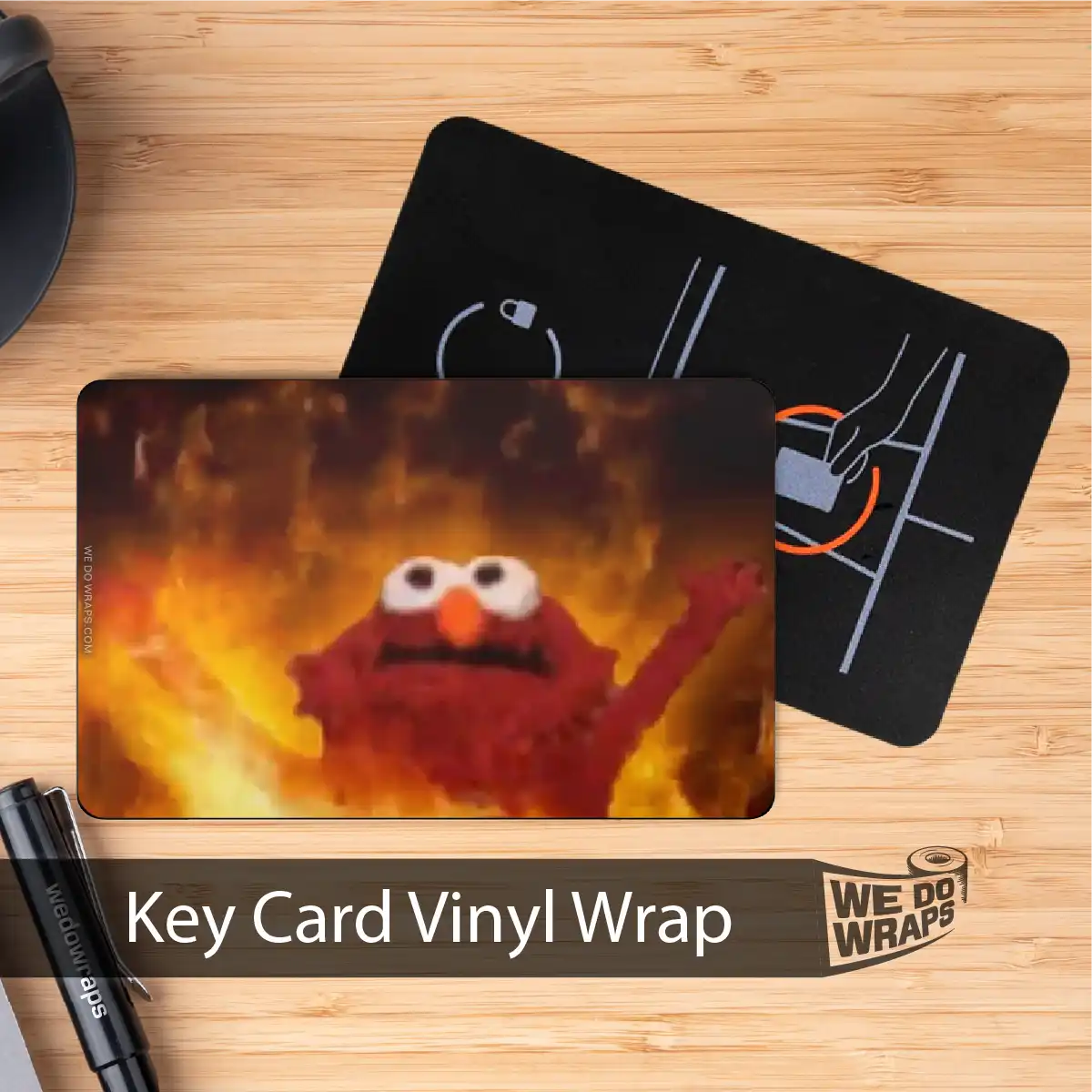 On Fire Meme | NFC Key Card Wrap - Image 3