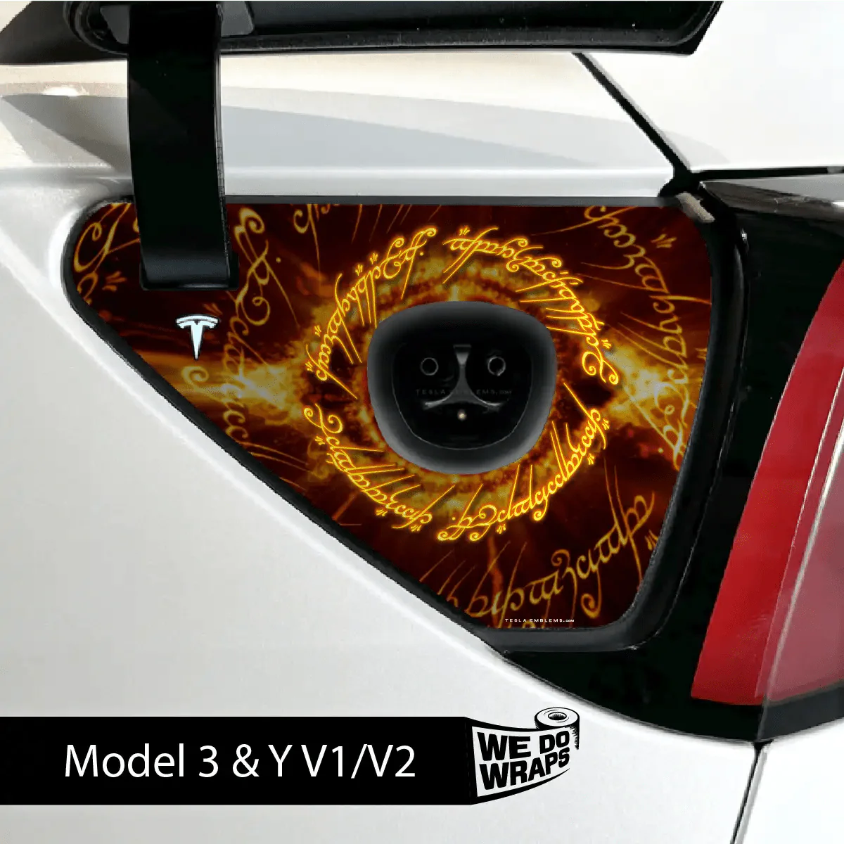 One Ring Tesla Charge Port Wrap | Model Y - Image 2
