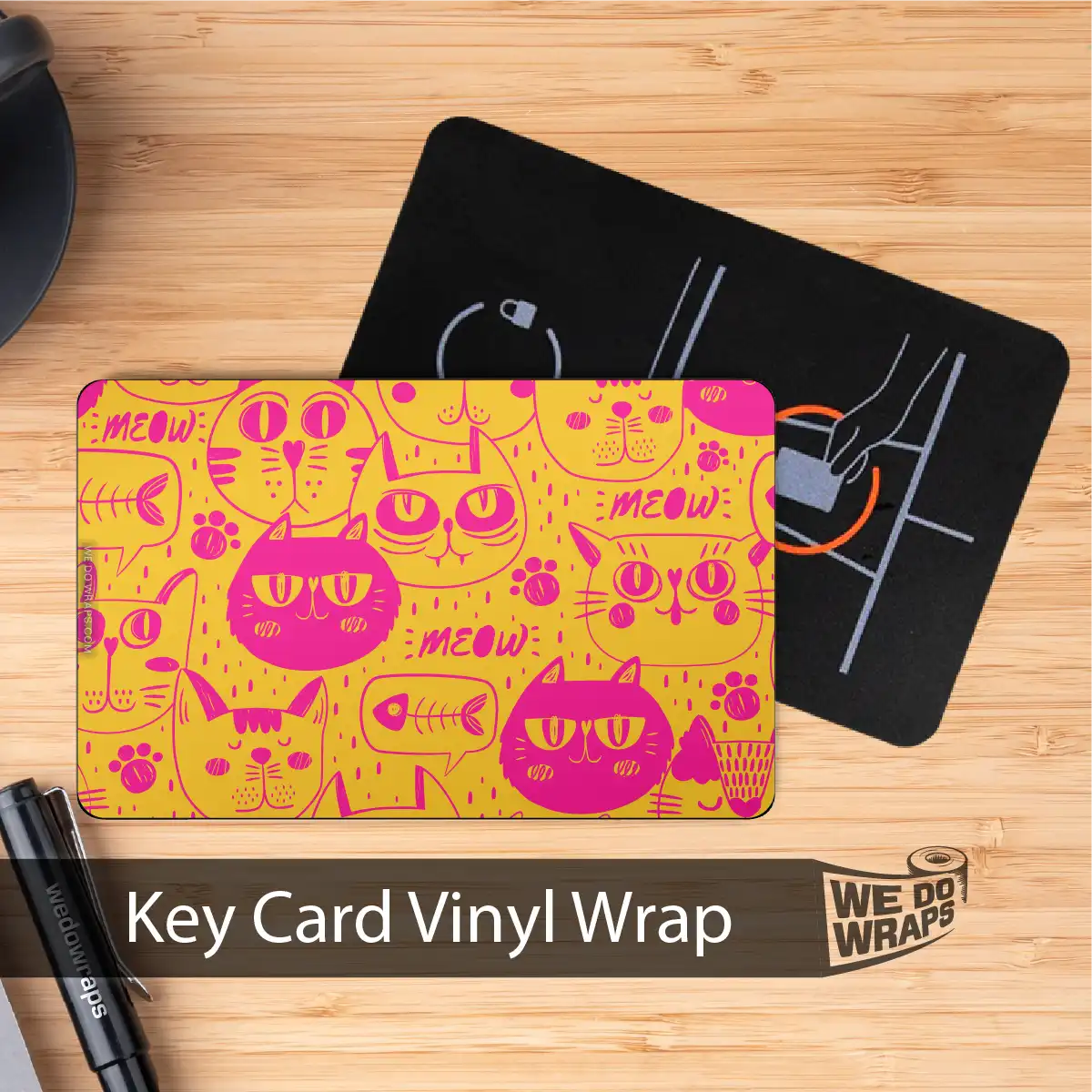 Pink Cats | NFC Key Card Wrap - Image 3