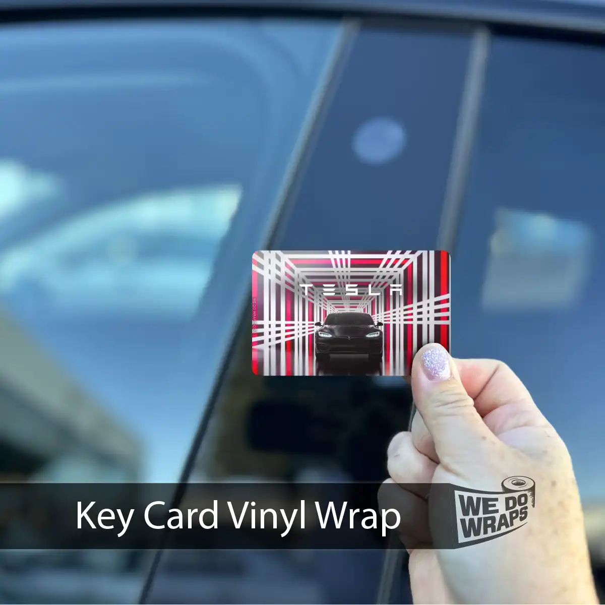 Plaid Model S | NFC Key Card Wrap - Image 2