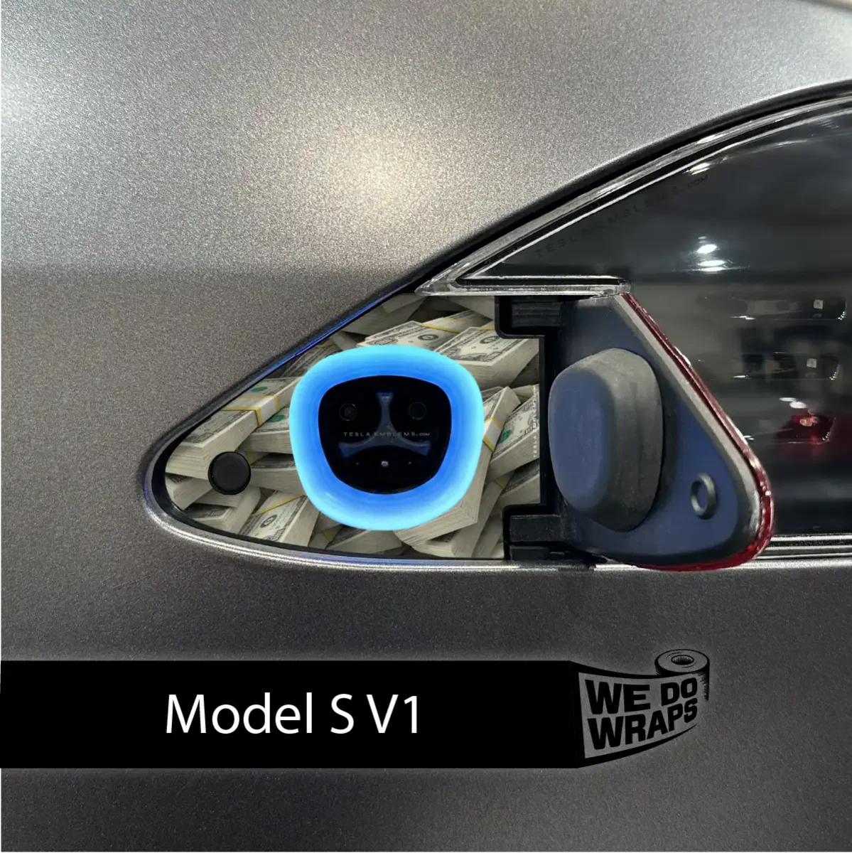 Stacks on Stacks Tesla Charge Port Wrap | Model S - Image 2