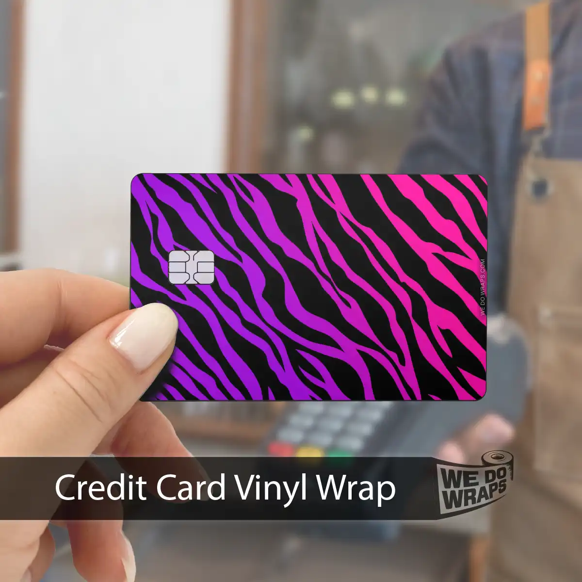 Stylish Zebra | NFC Key Card Wrap - Image 4