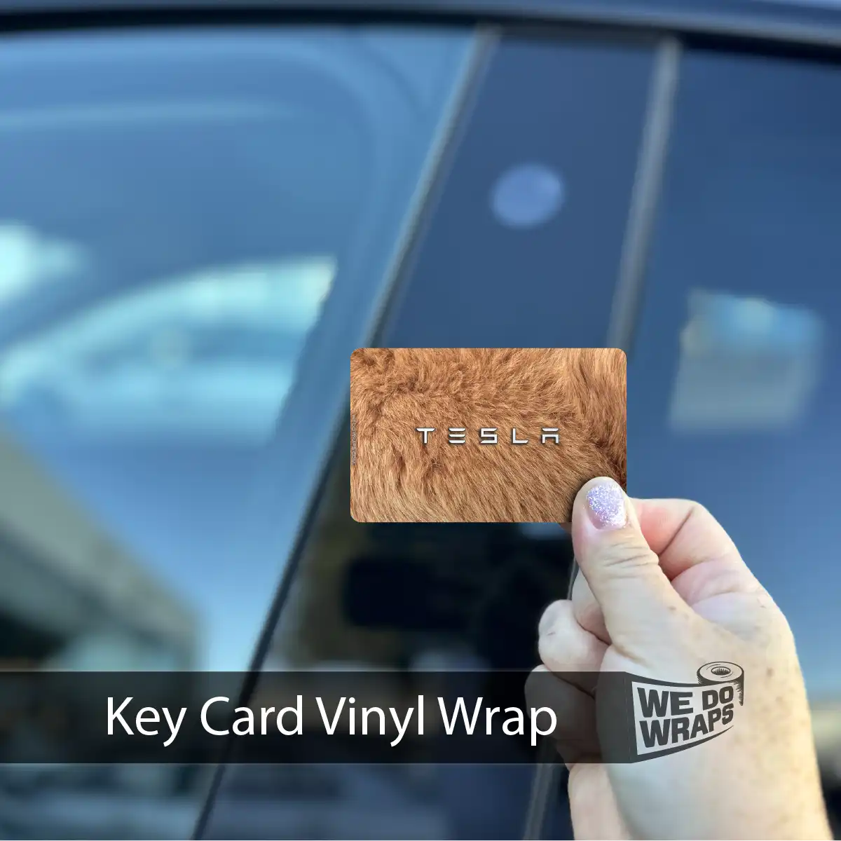 Teddy Bear Fur | NFC Key Card Wrap - Image 2