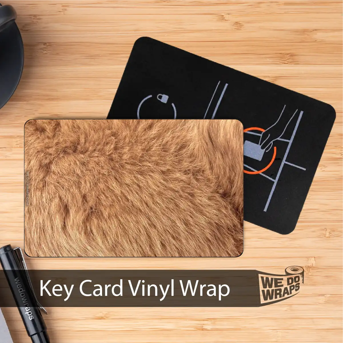 Teddy Bear Fur | NFC Key Card Wrap - Image 3