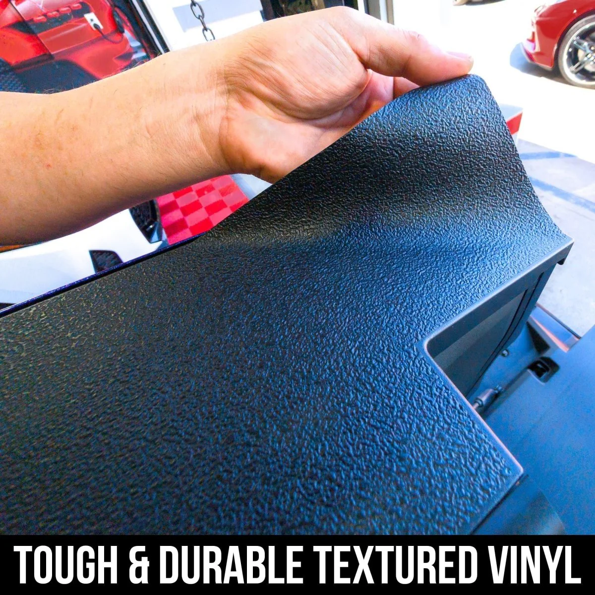 Tesla Cybertruck Cargo Bed Surround DIY Vinyl Fascia Overlay Film Protection Kit - Bed Liner Spray Look | TOProtect - Image 5