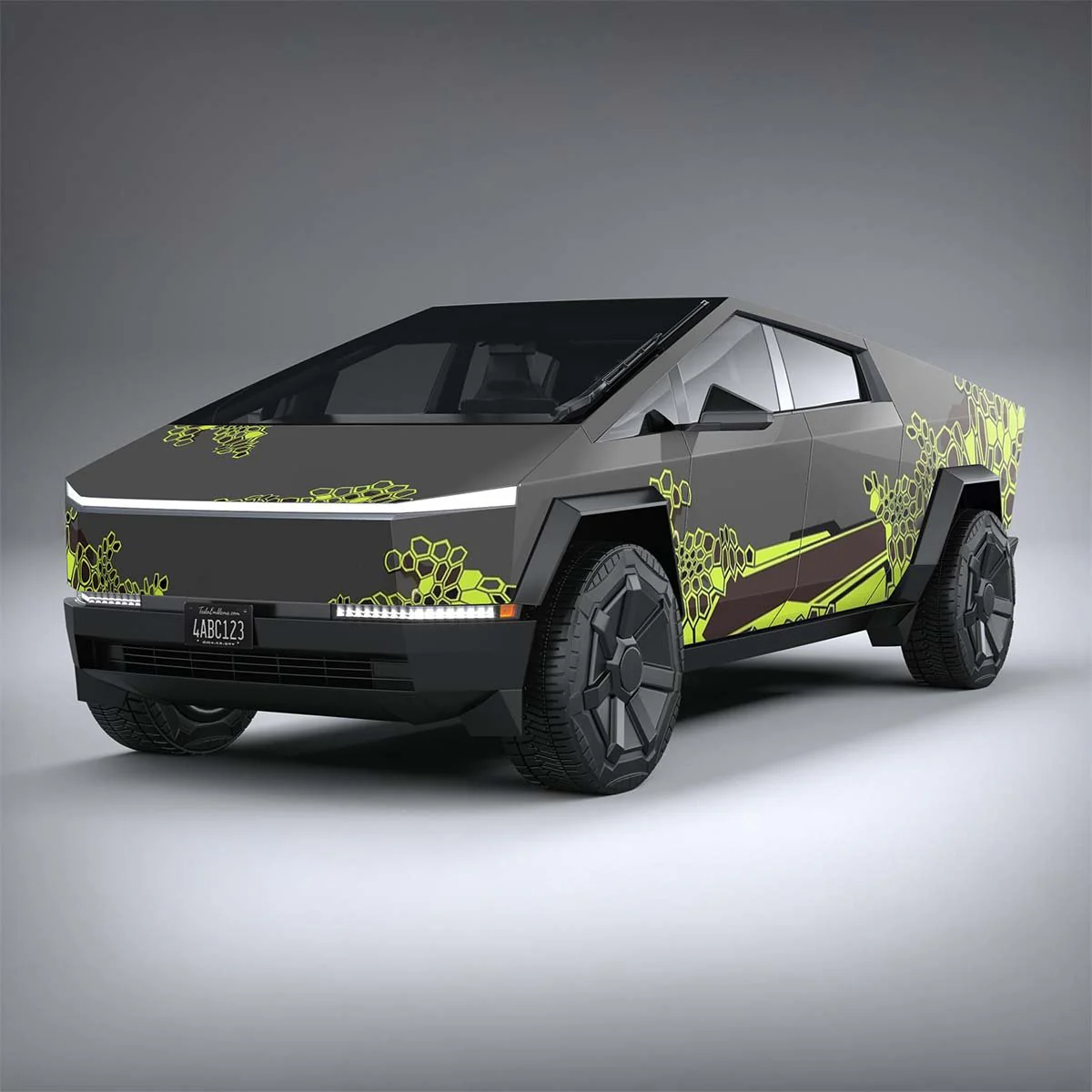 Tesla Cybertruck DIY Precut Wrap Kit - Printed Designs - Image 3