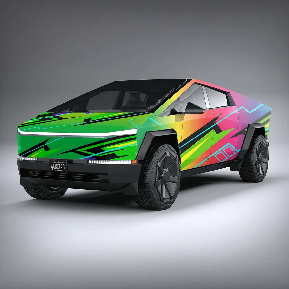 Tesla Cybertruck DIY Precut Wrap Kit - Printed Designs - Image 6