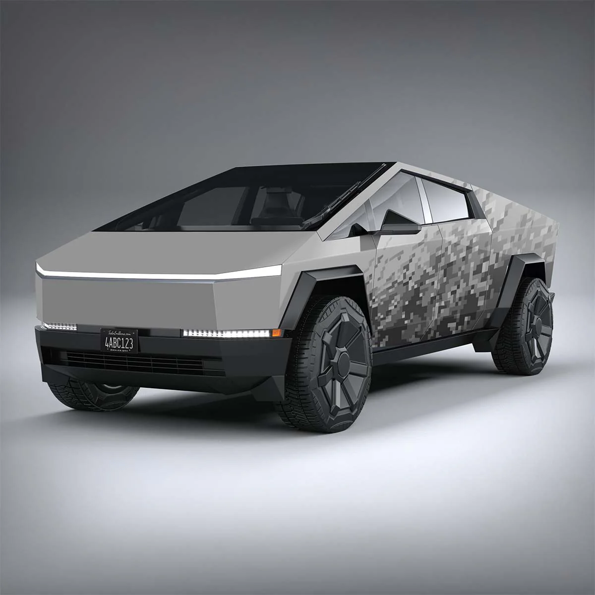 Tesla Cybertruck DIY Precut Wrap Kit - Printed Designs - Image 8