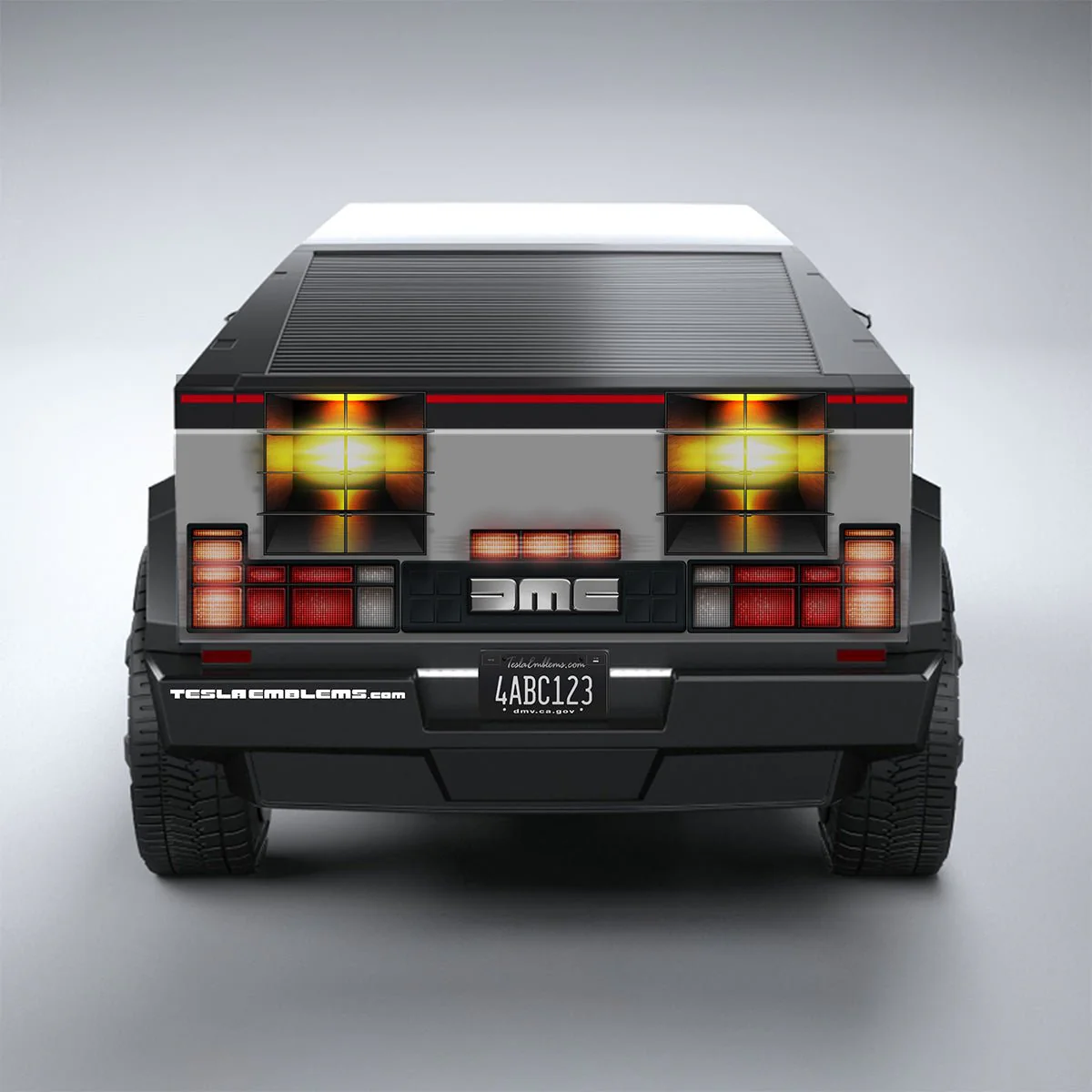 Tesla Cybertruck DIY Precut Wrap Kit - Delorean - Image 3