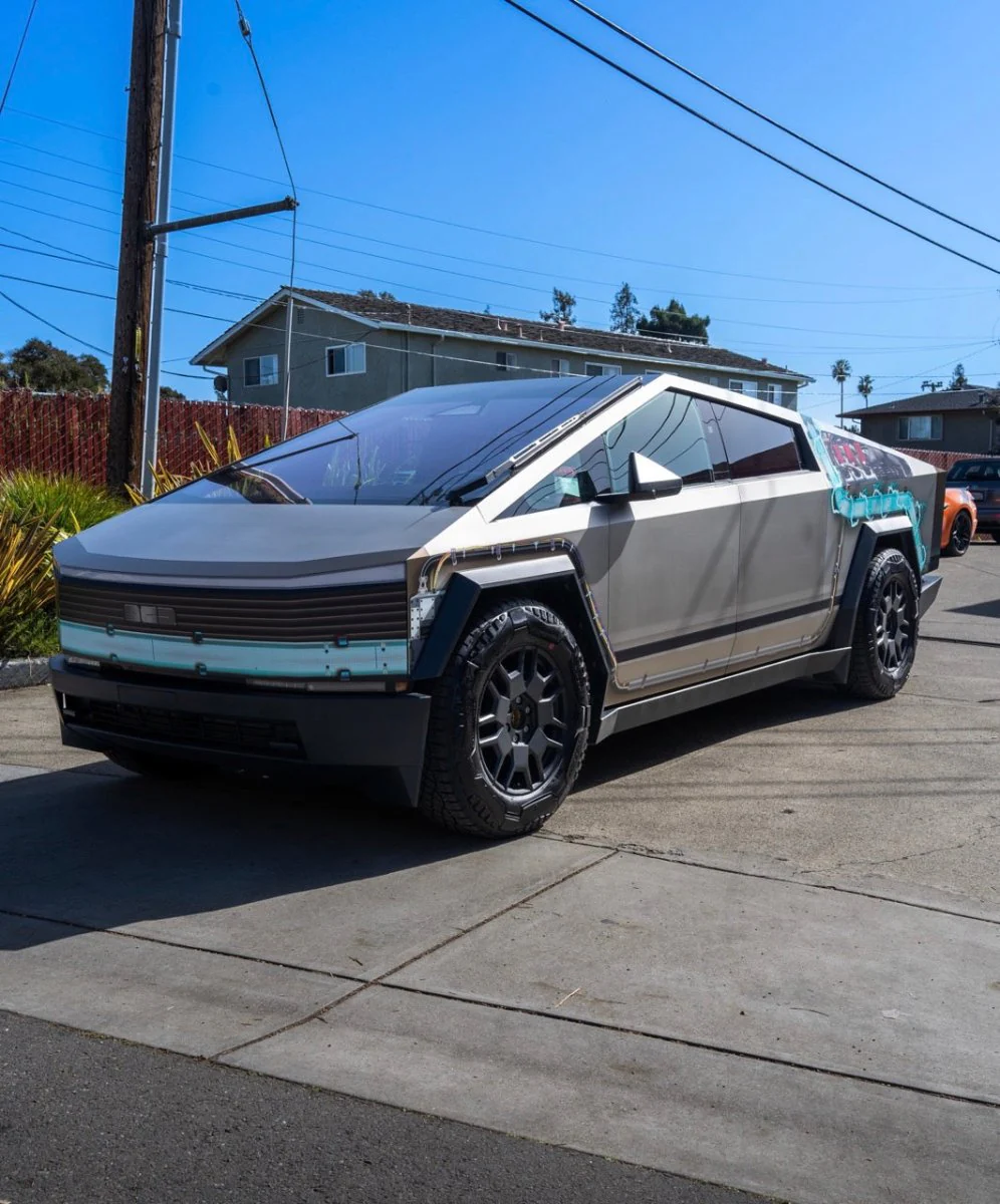 Tesla Cybertruck DIY Precut Wrap Kit - Delorean - Image 4