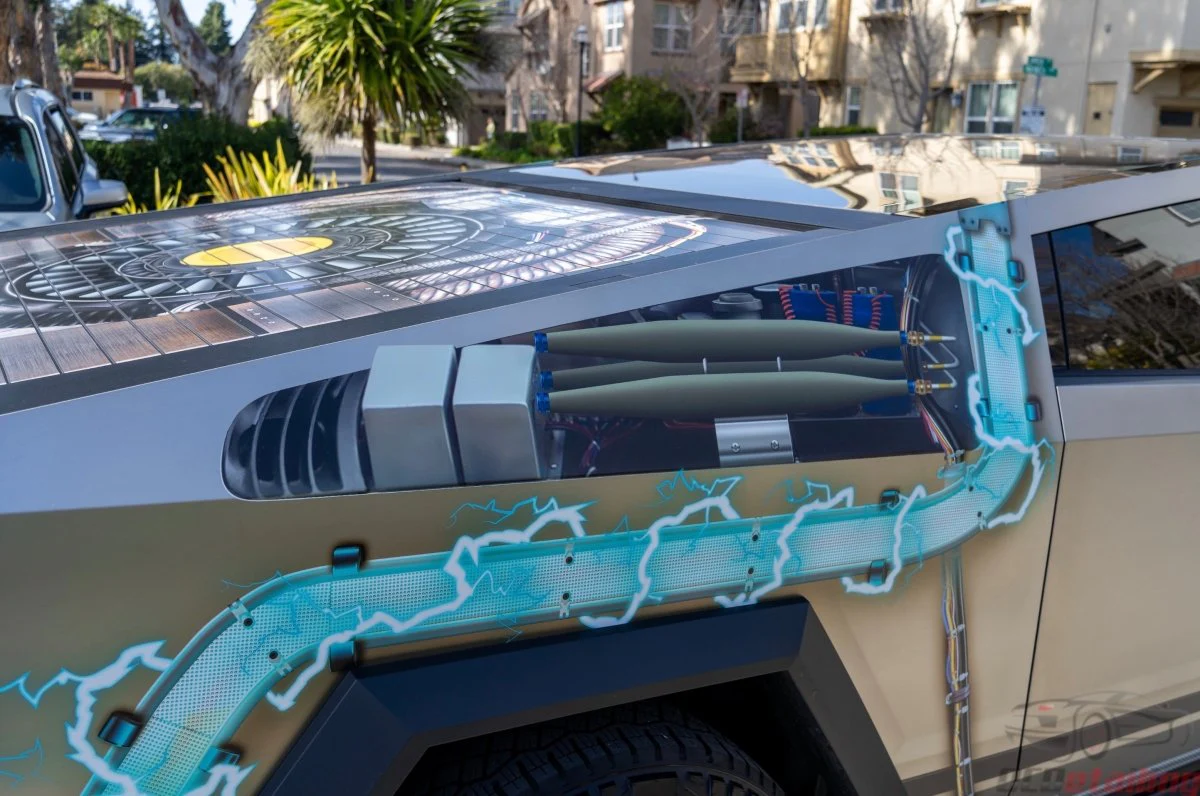 Tesla Cybertruck DIY Precut Wrap Kit - Delorean - Image 6