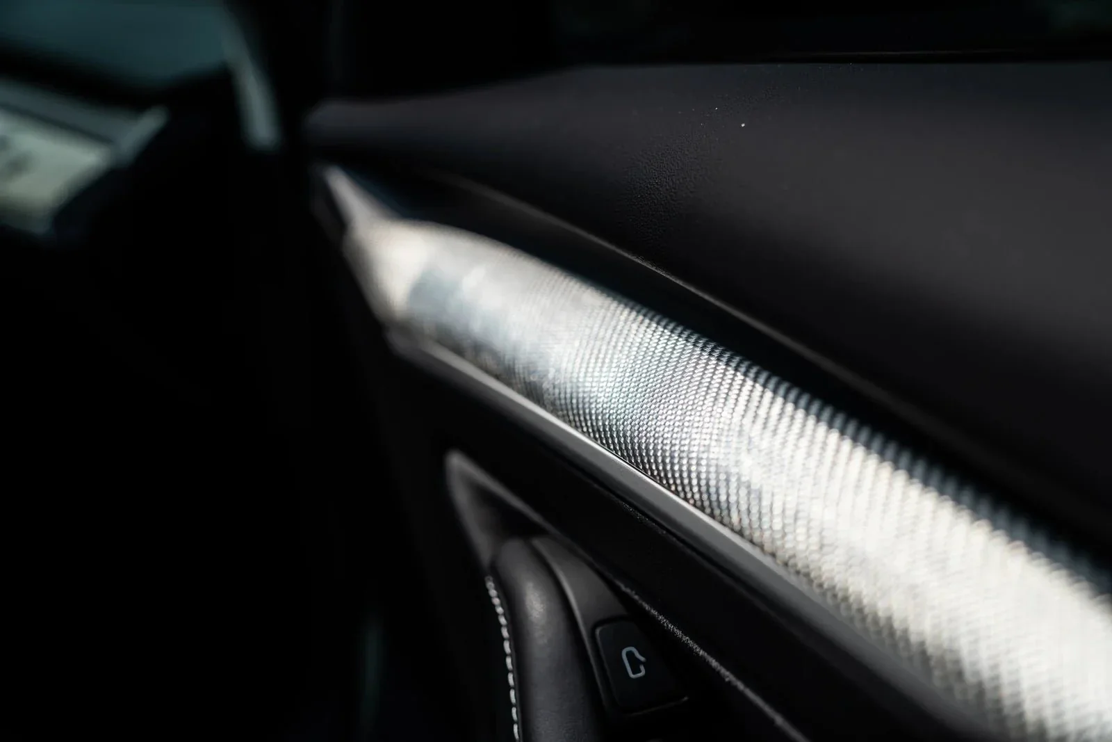 2017-2023 Tesla Model 3/Y - Spectre Fiber Door Trim Replacement - Image 5
