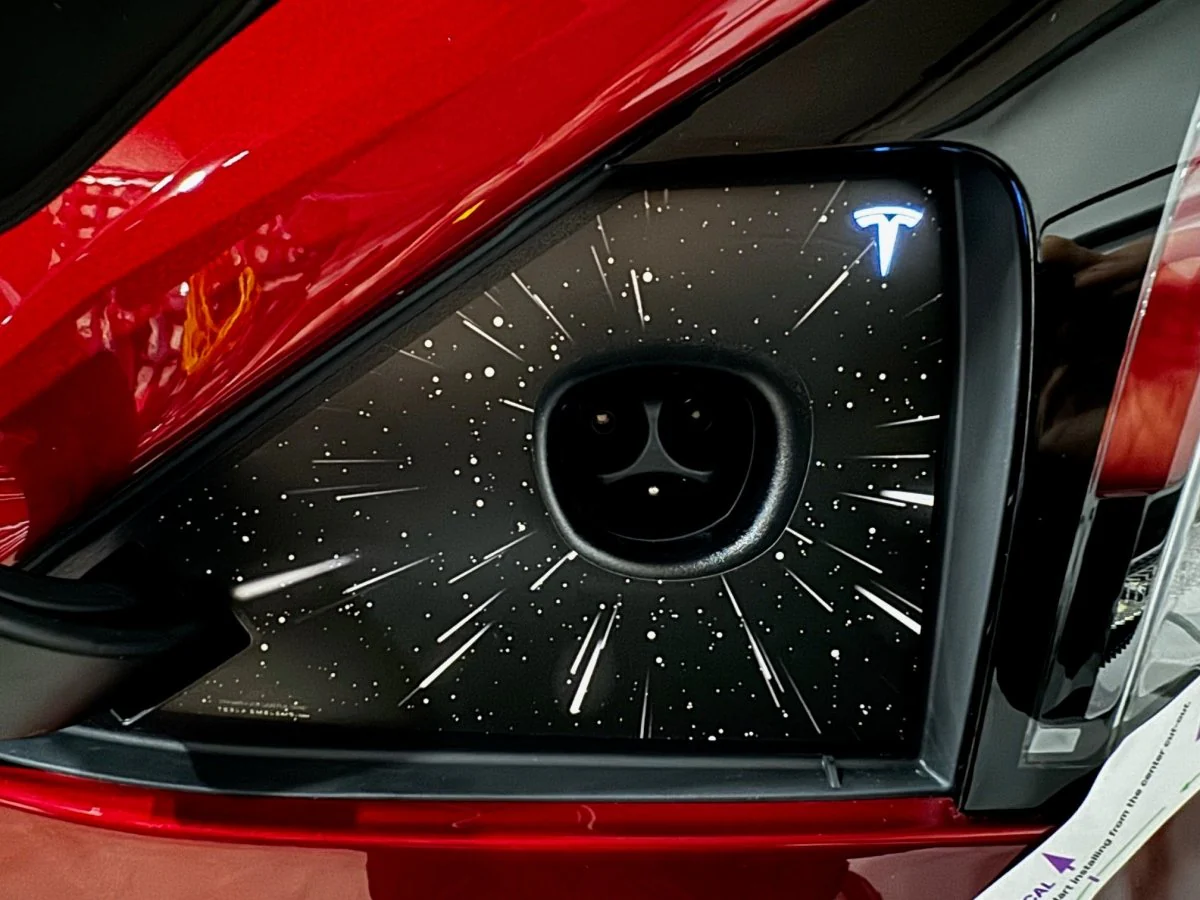 Warp Drive Tesla Charge Port Wrap | Model X - Image 3